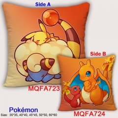 Pokemon Cute Cartoon Soft Good Quality Square Anime Pillow 45*45CM