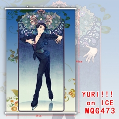 Yuri On Ice Popular Japanese Cartoon 3D Print Fashion Anime Wallscrolls 60*90CM