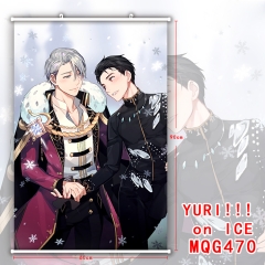 Yuri On Ice Popular Japanese Cartoon 3D Print Fashion Anime Wallscrolls 60*90CM