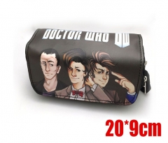 Doctor Who Anime Good Quality Students PU Pencil Bag