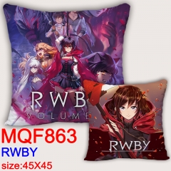 RWBY Cartoon Soft Fancy Colorful Stuffed Square Pillow