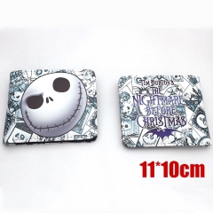 Nightmare Before Christmas Cartoon Purse Wholesale Jack Anime PU Leather Short Wallet