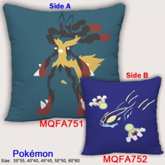 Pokemon Cute Cartoon Soft Good Quality Square Anime Pillow 45*45CM