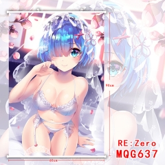 Re:Zero kara Hajimeru lsekai Seikatsu Magic Fancy Japanese Cartoon Anime Wallscrolls 60*90CM