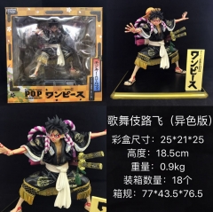 One Piece Kabuki Luffy Cartoon Japanese Anime PVC Figure Toys