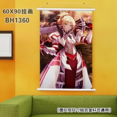 (60X90)BH1360-fate apocrypha 动漫白色塑料杆挂画