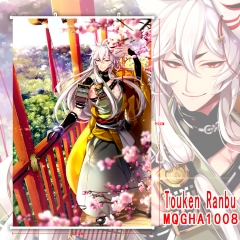 Touken Ranbu Online New Arrival 3D Print Decoration Cosplay Game Anime Wallscrolls 60*90CM