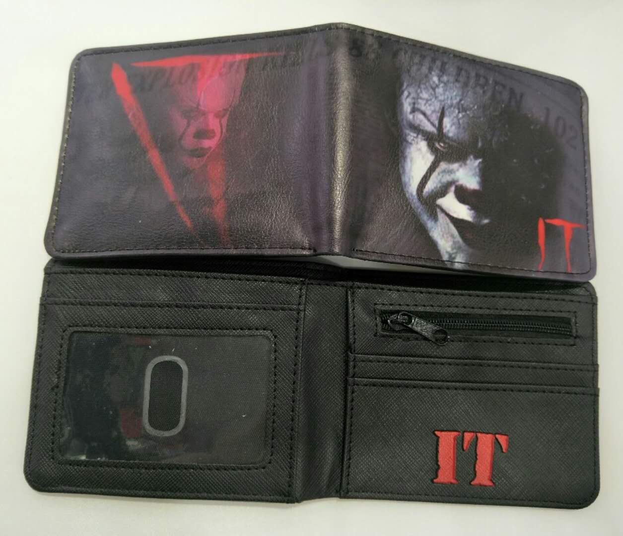 IT Moive PVC Leather Purse Anime Wallet