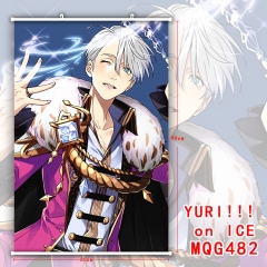 Yuri On Ice Popular Japanese Cartoon 3D Print Fashion Anime Wallscrolls 60*90CM