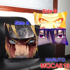 Naruto Japanese Popular Cartoon Two Sides Fashion Comfortable High Quality Anime Pillow 45*45CM