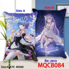 Re:Zero kara Hajimeru lsekai Seikatsu Cartoon Two Sides Comfortable Anime Pillow 40*60CM