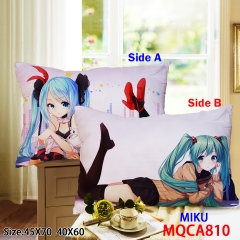 Hatsune Miku Two Sides Comfortable Anime Print Pillow 40*60CM