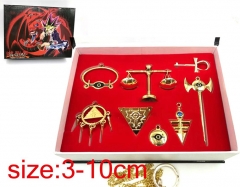 YU-Gi-Oh Anime Different Designs Alloy Fancy Keychain Set