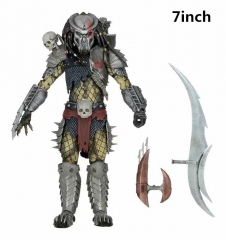 NECA 终极疤面煞星铁血战士 刀疤铁血双头豪华版 7寸可动模型现货