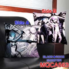 Black Rock Shooter Fancy Cartoon Comfortable Two Sides Anime Pillow 45*45CM