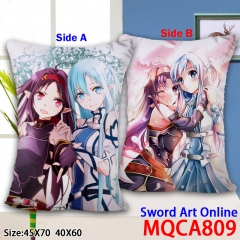 Sword Art Online Game Cosplay Two Sides Anime Soft Pillow 40*60CM