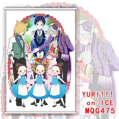 Yuri On Ice Popular Japanese Cartoon 3D Print Fashion Anime Wallscrolls 60*90CM