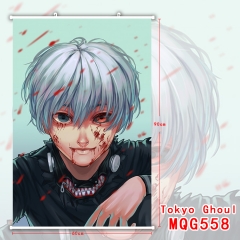 Japanese Cartoon Tokyo Ghoul 3D Print Wallscrolls Home Decoration New Arrivals Anime Wallscrolls 60*90CM
