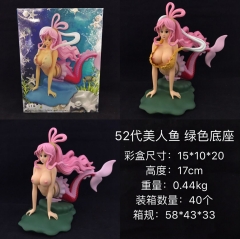 One Piece 52 Generation Mermaid Shirahoshi Green Cartoon Toys Janpanese Anime PVC Figure