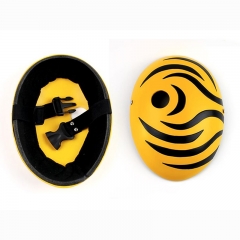 Naruto Uchiha Madara Cartoon Cosplay Japanese Yellow Anime Resin Mask