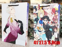 Japanese Cartoon YURI!!! on ICE Anime Fancy Portable Paper Bag