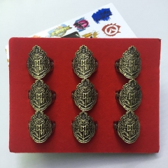 Harry Potter Cosplay Movie Hollow Decoration Anime Ring 9pcs/set