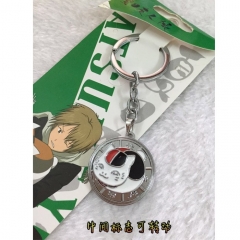 夏目友人帐猫老师转动钥匙扣挂件