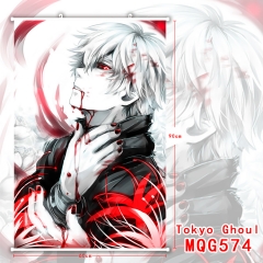 Japanese Cartoon Tokyo Ghoul 3D Print Wallscrolls Home Decoration New Arrivals Anime Wallscrolls 60*90CM