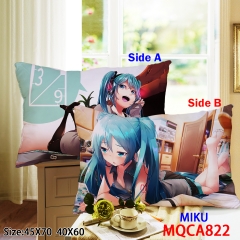 Hatsune Miku Two Sides Comfortable Anime Print Pillow 40*60CM