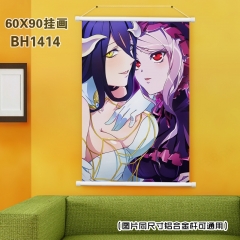 Overlord Cosplay Cartoon Anime Plastic Bar Wallscroll