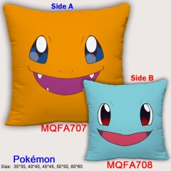 Pokemon Cute Cartoon Soft Good Quality Square Anime Pillow 45*45CM