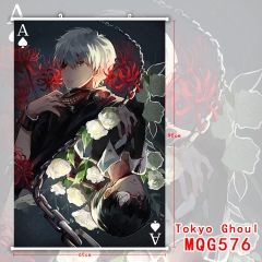 Japanese Cartoon Tokyo Ghoul 3D Print Wallscrolls Home Decoration New Arrivals Anime Wallscrolls 60*90CM