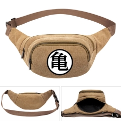 Dragon Ball Z Cosplay Cartoon For Boys Portable Anime Canvas Waist Bag