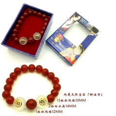 One Piece Natural Red Color Bangles Popular Jewelry Anime Bracelet