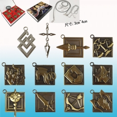 Fate Stay Night Cosplay Cartoon Pendant Anime Necklace (Set)