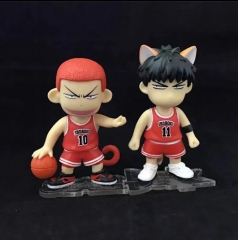 Slam Dunk Q versions 11# Kaede Rukawa 10# Sakuragi Hanamichi Anime Figure (Set)