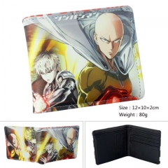 One Punch Man Cartoon Purse Wholesale PU Anime Short Wallet