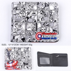 Marvel Comics The Avenger Captain America Movie PU Leather Wallet
