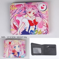 美少女战士月野兔PU斜纹二折短款钱包