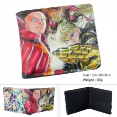 One Punch Man Cartoon Purse Wholesale PU Anime Short Wallet