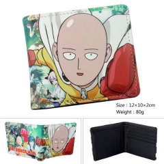 One Punch Man Cartoon Purse Wholesale PU Anime Short Wallet