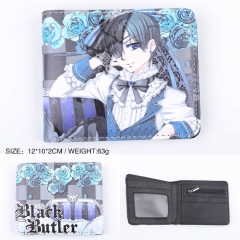 Kuroshitsuji / Black Butler Anime Ciel Phantomhive PU Leather Wallet