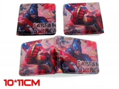 Marvel Comics The Avenger Captain America Movie PU Leather Wallet