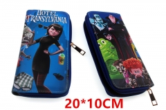 Hotel Transylvania Movie Anime PU Leather Zipper Wallet