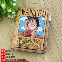 海贼王路飞奔跑通缉PU钱包