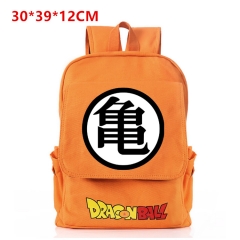 七龙珠龟帆布翻盖双肩背包