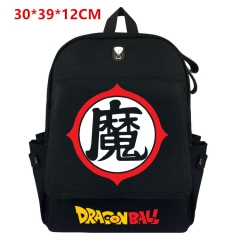 七龙珠魔帆布翻盖双肩背包