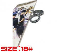 Love and Producer Cosplay Game BaiQi Decoration Multifunctional Alloy Anime Necklace+Ring