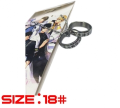 Love and Producer Cosplay Game LiZeYan Decoration Multifunctional Alloy Anime Necklace+Ring
