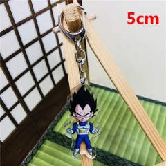 Dragon Ball Z Vegeta Anime Acrylic Japanese Cartoon Keychain